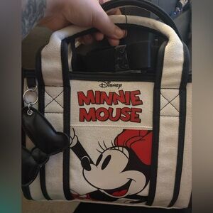 Primark Canvas Minnie Mouse Tote - White, Red & Black